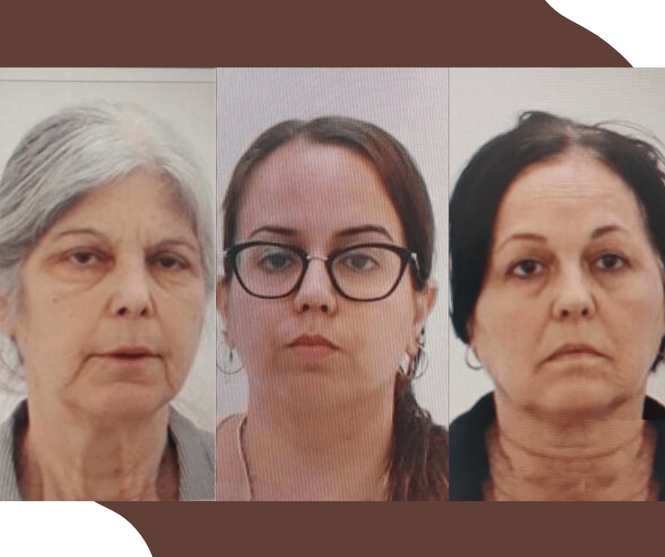 רותי רפאל, רעות קובר, מרסל גואטה, עדי קבלו, אתי קובר, סייעות מהגן של "אילנה קובר"